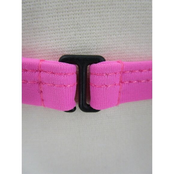 Leith Adjustable Strap Triangle Swimsuit Top Black Pink Multi Floral Medium M - Picture 7 of 12